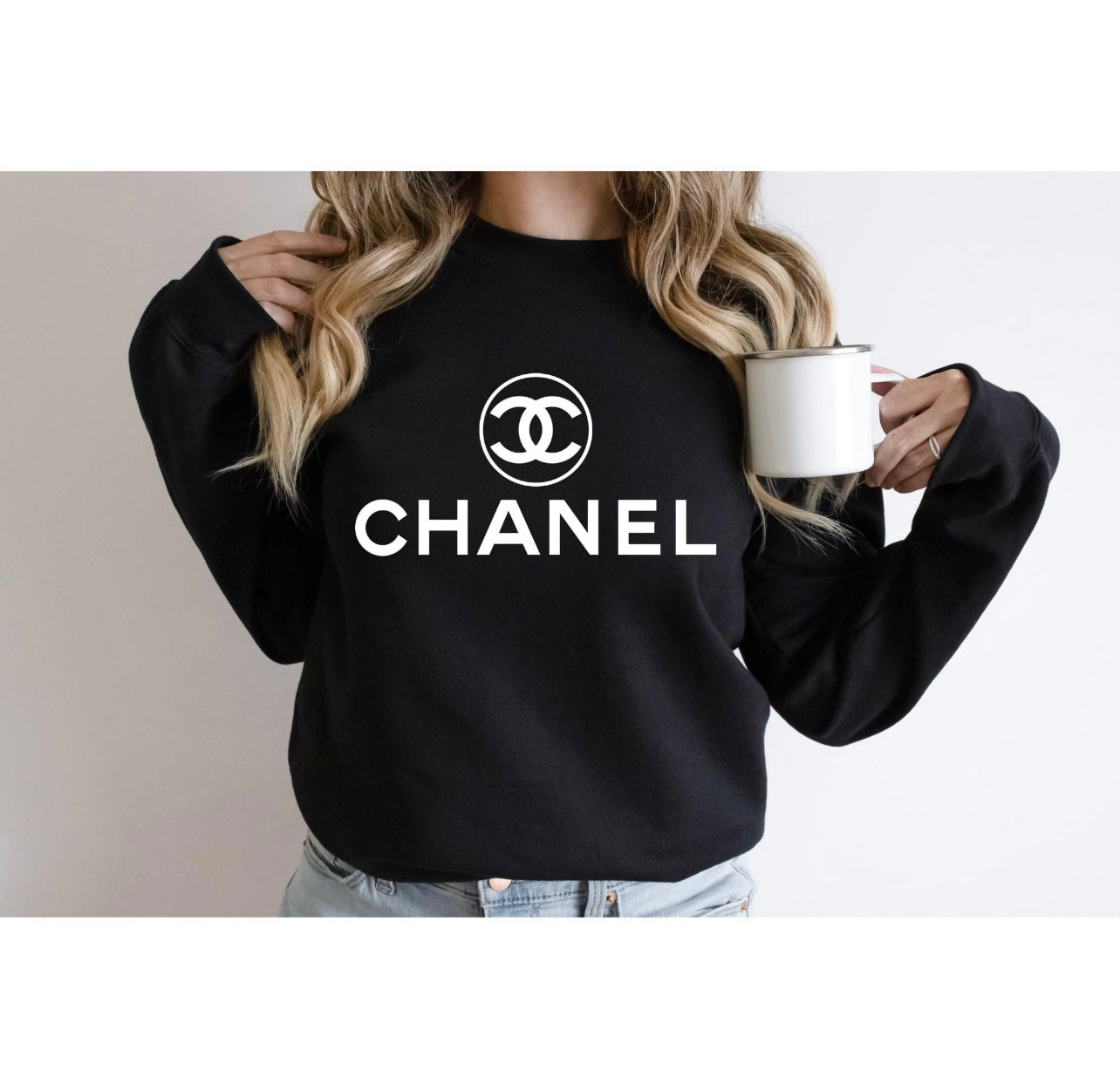 Black Channel Sweatshirt