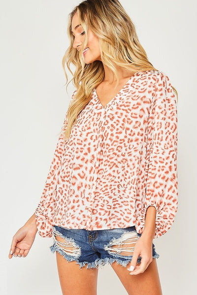 OUT OF THE WILD CHEETAH TOP