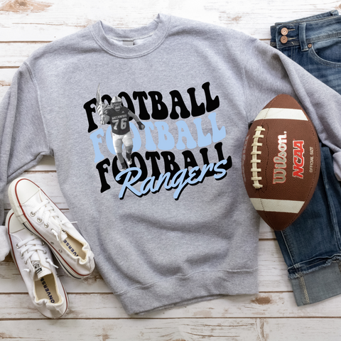 Custom Football Sweatshirt